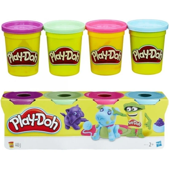 Play-Doh Play Doh Play-Doh Oyun HAMURU(4'LÜ)(448GR)