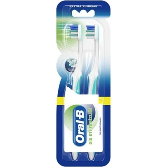 Oral-B Oral B Diş Fırçası Diş Eti Temizliği 1+1 Ekstra Yumuşak Soft