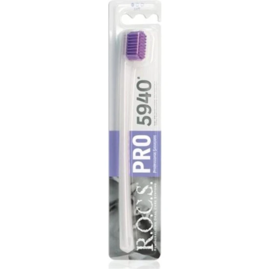 Rocs R.O.C.S. Rocs Pro 5940 Adet Kıl Içeren Soft Diş Fırçası - Lila Kıl