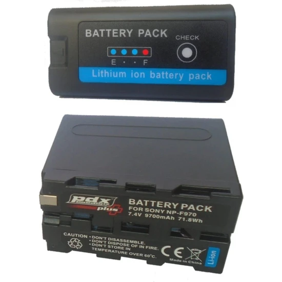 Pdx NP-F970 Batarya Uyumlu Kamera Işığı Batarya