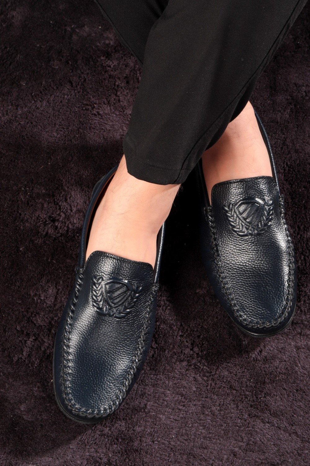 Ducavelli Zwang Hakiki Deri Erkek Günlük Ayakkabı, Loafer Ayakkabı, Hafif Ayakkabı, Hakiki Deri Loafer