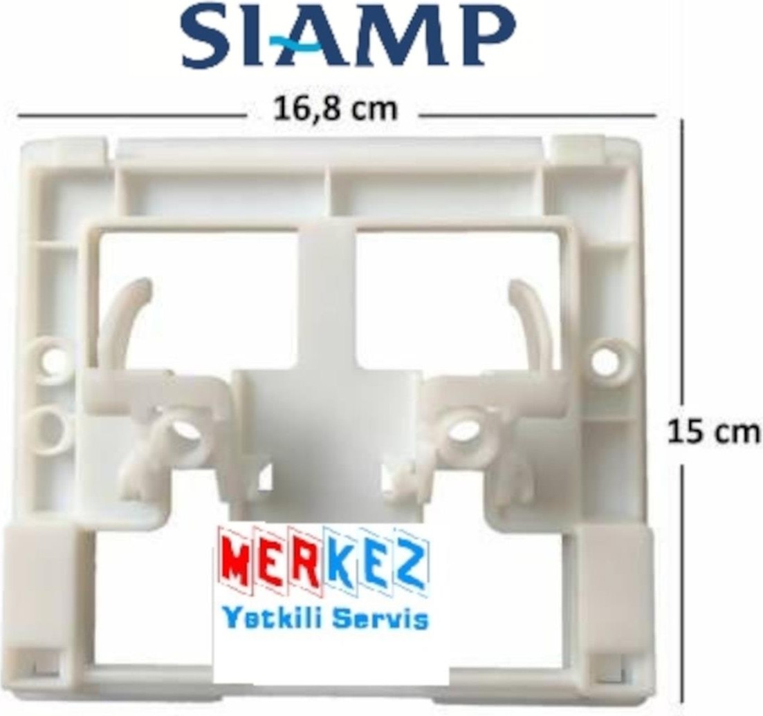 EC Shop Enver Yapı Siamp Gömme Rezervuar Kumanda Paneli Çerçevesi Verso