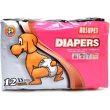 Hushpet Köpek Alt Tuvalet Bezi 12 Adet Xs Hush Pet Diapers x Small 12'li Köpek Bezi