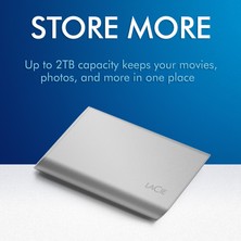 Lacie STKS500400 500GB Type-C - USB 3.2 SSD