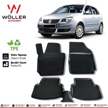 Wöller Volkswagen Polo Paspas 2002 2009 Arası 3D Havuzlu Wöller Paspas