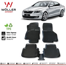 Wöller Skoda Octavia Paspas 2013 2019 Arası 3D Havuzlu Wöller Paspas