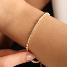 Sembol Gold Altın Dorika Bileklik Sıralı İtaly