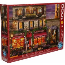 1000 Parça Puzzle : The Red Hat Restaurant Paris - David Maclean