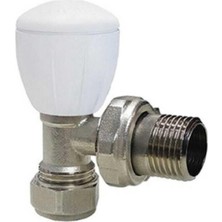 Fırat Yeni Tip Köşe Radyatör Vanası (Pex Boru Bağlantılı) Ikili Paket