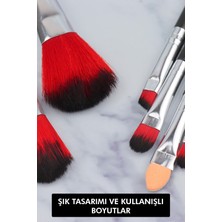 Mujgan 7'li Fırça Seti Metal Kutulu Siyah