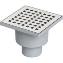 MaxiFlow Maxıflow Line 10*10 Ø50 Alttan Yer Süzgeci (Sifon) Paslanmaz