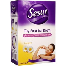 Sesu Tüy Sarartıcı Krem 35GR + 18 gr 2 Adet