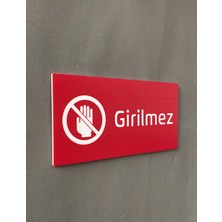 Yönline Girilmez Uyarı Levhası