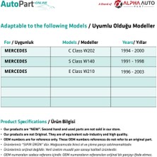 Alpha Auto Part Mercedes C , E - S Class İçin Yan Dikiz Ayna Kauçuk Contası