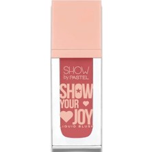 Show By Pastel 55 Renkli Likit Allık Doğal Görünüm Sunan Vegan ve Paraben Free Özellik