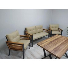 Mobilya Bazarı Papatya Bahçe Mobilyası (Salon, Balkon, Cafe Ofis) 2+1+1