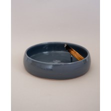 Kyphi Natural Siva El Yapımı Seramik Tütsülük ve 40GR Palo Santo Ağaç Tütsü