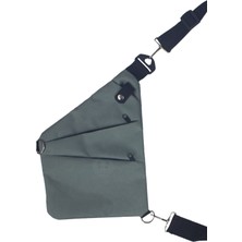 Pandogo Çapraz Çanta Gri Omuz Çantası 3 Cepli