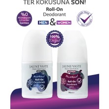 Jaune Vaste Doğal Roll On Kadın 75 ml + Roll On 75 ml  Alüminyum Sles İçermez Fırsat Paketi