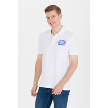 U.S. Polo Assn. Erkek Beyaz T-Shirt 50264982-VR013
