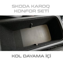 Graficar Skoda Karoq Konfor Seti -Araç Içi Saklama Gözleri Ses Giderici Kumaş Kaplama  "2017-2021/MAKYAJSIZ" Uyumlu