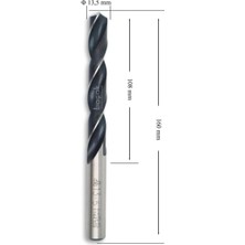 MTE 13,5 mm Taşlanmış Metal Matkap Ucu Hss Dın 338