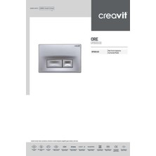 Creavit Ore Mat Krom Kaplama Kumanda Paneli