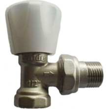 Kalde Köşe Radyatör Petek Vanası Dayanıklı Metal Yapı ile Kolay Montaj 2 Adet