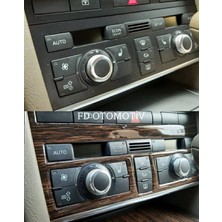 FD Otomotiv Audi A6 C6 Koyu Meşe ( Dark Oak ) Full Özel Set Torpido Konsol Maun Kaplama