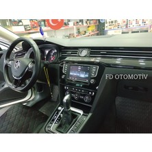 FD Otomotiv Volkswagen Passat B8 Parlak Siyah  Piano Black Full Set Trim Torpido Konsol Kaplama