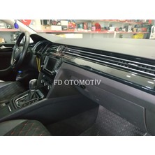 FD Otomotiv Volkswagen Passat B8 Parlak Siyah  Piano Black Full Set Trim Torpido Konsol Kaplama