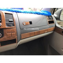 FD Otomotiv Volkswagen Transporter T6 ( Özel Renk Fındık Ağacı Set ) Torpido Konsol Maun Kaplama