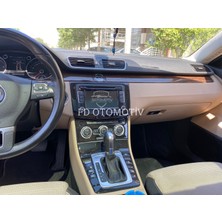 FD Otomotiv Volkswagen Passat cc Konsol Siyah , Trimler Koyu Meşe Renk Torpido Konsol Maun Kaplama
