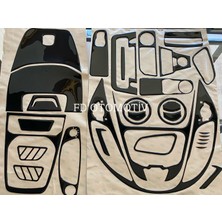 FD Otomotiv Ford Courier Konsol Kaplama Full Set Parlak Siyah Renk