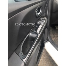 FD Otomotiv Renault Clio 4 / Parlak Siyah Piano Black Full Set / Torpido Konsol Kaplama