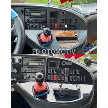 FD Otomotiv Mercedes Travego Parlak Siyah Full Set Konsol Kaplama Eski Göğüs