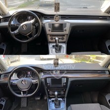 FD Otomotiv Volkswagen Passat B8 Konsol Kaplama Koyu Meşe Piano Black Görünüm