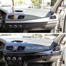 FD Otomotiv Renault Fluence Full Özel Set Parlak Siyah Torpido Konsol Maun Kaplama