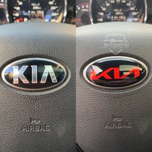 FD Otomotiv Kıa Ceed Direksiyon Logo Kırmızı