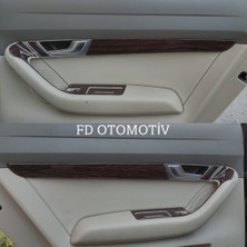 FD Otomotiv Audi A6 C6 Koyu Meşe ( Dark Oak ) Full Özel Set Torpido Konsol Maun Kaplama