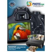 Photo Print Epson T664 L382,L386,L3050,L3060,L3070,L565 Uyumlu 50 Adet 10X15CM Fotoğraf Kağıdı 300 Gr.