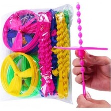 Bambapaw Nostaljik Uçan Ufo Fırıldak Ufo Uçan Daire Oyuncak 24 Adet