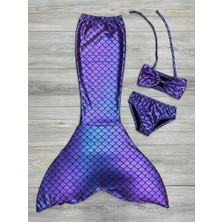 Parlak Deniz Kızı Kostümü & Bikini Takımı