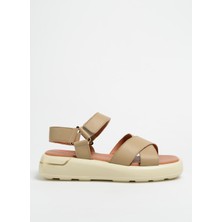 Hush Puppies Deri Kahve Kadın Sandalet M22