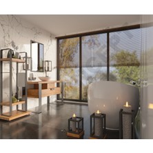 NTConcept Mina Ayna Çerçeveli Masif Ahşap Lavabo Dolabı HILTON(70CM)