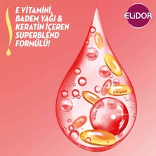 Elidor Superblend Saç Bakım Şampuanı Renk Koruyucu ve Canlandırıcı Bakım Badem Yağı Keratin E Vitamini 400 ml