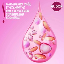 Elidor Superblend 2'si 1 Arada Şampuan ve Saç Bakım Kremi Güçlü ve Parlak E Vitamini Makademya Yağı  400 ml