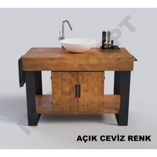 NTConcept Miha Masif Ahşap Lavabo Dolabı HILTON(90CM)