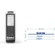 Trodat 9511 Cep Kaşesi – Isim Makam