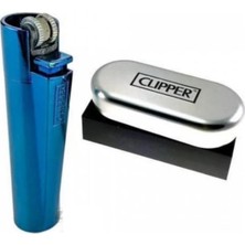 EC Shop Clipper Metal Çakmak Deep Blue